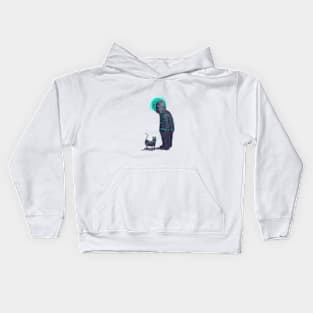 Walking the cat Kids Hoodie